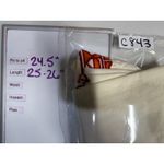 Knox Rose Top Sz L White Orange 3/4 Balloon Sleeve Peasant Boho V-Neck Coastal Photo 5