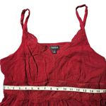 Torrid  Red Babydoll Gauze With Lace Inset Cami Photo 5