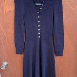 St. John Vintage  for I Magnin Navy Sweater dress size M Photo 0