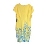 NY & Company Low V MIDI Dress Sz XXL NWT Yellow Photo 1