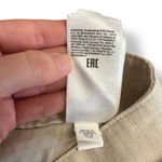 Banana Republic  Linen Blend High Rise Pleated Shorts Size 6 Belted Beige‎ NWT Photo 9