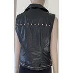 Lane Crawford Therapy By Black Vegan Leather Moto Vest Photo 2
