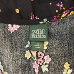 Wild Fable Size Small Black Floral V Neck Babydoll Tiered Dress Photo 5