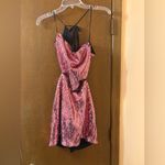 NBD X by  Revolve Hot Pink Sequin Cutout Mini Dress Photo 2