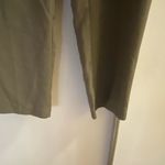 Forever 21 Womens Olive Sage Green Cropped Dress Pants M Medium Business Casual Photo 2