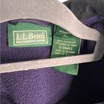 LL Bean Womens Large Fleece Softshell Full Zip Vintage Outdoor Jacket Purple Photo 1