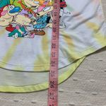 Nickelodeon ‎ yellow and white tie dye t-shirt size M Photo 6