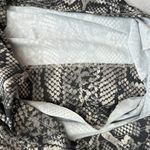 ZARA scoop neck sleeveless dressy tank top in snakeskin print, size L. Photo 8