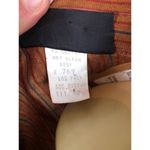 Vintage L.A. Passion Rust stripe shirt belted dress mandarin collar size 11 Photo 11