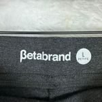 Betabrand Classic Dress Pant Yoga Pant Straight Leg Size Large Petite Charcoal Photo 5