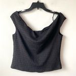 ASTR  The Label V-Wire Off The Shoulder Knit Top Black‎ XL Photo 7