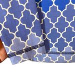 Talbots T By Blue Diamond Print Long Sleeve Jacket Women Sz S Photo 5