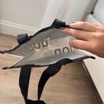 Lululemon  Reusable Shopping Tote Bag Black and White Photo 5