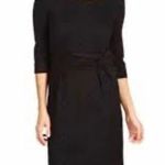 Kate Spade Magdalena Black Polka Dot Dress with Bow Detail at Waist Size 10 Photo 1