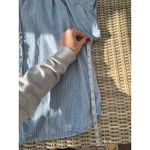 Faherty  Breeze Striped Linen Blend Buttondown Shirt Small layered boho classic Photo 8