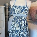 Sundress Blue Floral Cotton Dress Womens Small Size undefined Photo 1