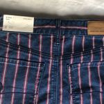 American Eagle New mini denim skirt, stripes pattern, size 0 Photo 7