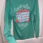 Lauren James Co Sweet Tee Collection 2013 Apple of My Eye Design Teal Size XS Photo 1
