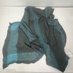 Kirkland Scarf Acrylic Womens Size 80in Gray Blue Knitted‎ Lightweight New Photo 1