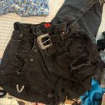 Signature 8 Black Denim Western Shorts Photo 1