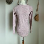 Free People Intimately Thermal Henley Waffle Knit Pink Heather Dress, Size Small Photo 4