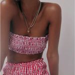 Free People Seersucker Smocked Bandeau Photo 0
