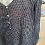 Current Air Womens Blouse Size Large Top Long Sleeve Dark Academia Gothic Chic Photo 4