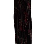love on a hanger  Floral Velvet V Neck Sleeveless Jumpsuit Size XS Photo 1