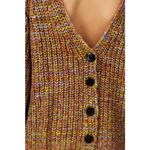 Ba&sh 💕💕 Gilet Haili Reversible Cardigan Sweater ~ Jaune Knit Small US 6 Photo 11