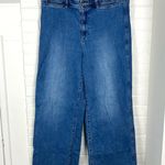 Gap High Rise Wide Leg Crop Jeans Size 16/33 Tall Photo 1