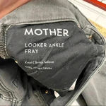 MOTHER Women’s Jeans Looker Ankle Fray In Last Chance Saloon Sz 28 Classic City Black Photo 7