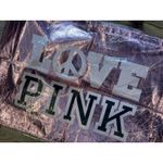 Victoria's Secret Pink Crinkle Tote Crackle Peace Weekender NWT 2008 Metallic VS Photo 1