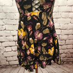 Free People Intimately Black Floral Chemise Dress Photo 2