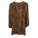 Lovers + Friends Lovers +‎ Friends Ajax Cheetah Leopard Print Long Sleeve Mini Dress Sz XS NEW Photo 5