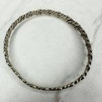 Vintage Aton Signed Silver Braided Bangle ✨ Designer Flat Woven Bracelet 💫 Photo 1