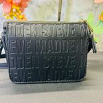 Steve Madden  - Crossbody Purse Black Leather Photo 4