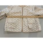Talbots  Jacket Womens 12 Petite Floral Crochet Cardigan Blazer Cotton Work Bloom Photo 5