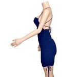Amanda Uprichard Garcia Mini Dress, Navy, XS Photo 9