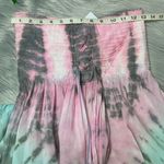 Napua Collection Honolulu Sea Breeze Tie Dye Smock Maxi Resort Dress Women’s Size Small Pink Photo 5