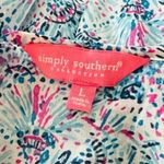 Simply Southern Long Sleeve Midi Shirt Dress Size L NEW Photo 5