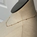 A New Day  necklace goldtone dainty dot dash fashion jewelry New Photo 3