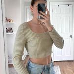 Double Zero  Cropped Long Sleeve Top Photo 1