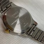 Timex  indiglo women’s watch gold silver tone 25mm round stretch band running Photo 7