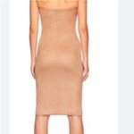 Susana Monaco NWT Revolve  Revolve Faux Suede Tube Dress in Sand‎ sz Large $168 Photo 3