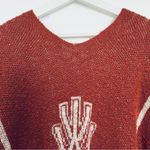 Women's Unique Boho Tribal Aztec Poncho Shawl Cardigan Size L Photo 8