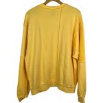 Nike 💛 Yellow Icon Clash Patchwork Crewneck Oversized Sweatshirt Photo 4