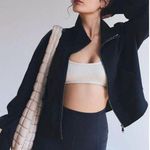 Free People FP Movement Women's High Jump Zip Up Jacket Black Size L Photo 0