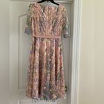 Alex Marie  Multicolor Floral Midi Dress Photo 2