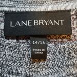 Lane Bryant  GRAY BLACK SOFT FLOWY LIGHTWEIGHT SWEATER TOP 14/16 Photo 4