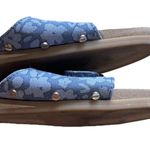 Dr. Scholls Women's Originalist Slide Flat Sandal Chambray Garden Floral Sz 6.5 Photo 4